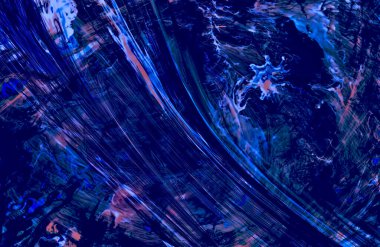 Soyut Mavi duvar kağıdı kapağı, hareket halindeki desen çizgileri, boşluğu kopyala 