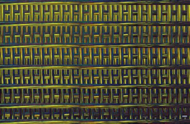 Geometrik fayanslı rengarenk deseni ve güzel renkleri olan soyut tasarım. 