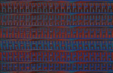 Geometrik kaplamalı güzel renklere sahip Soyut Tasarım, Yaratıcılık Arkaplanı