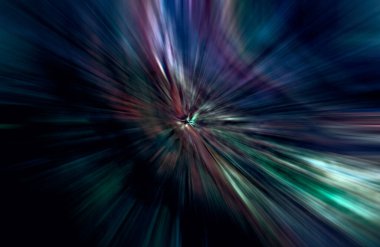 soyut ışık hareketi, koyu arkaplan, uzay broşürünü kopyala