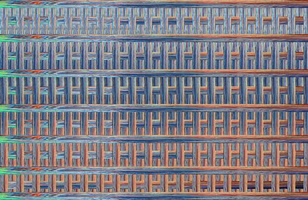 Geometrik fayanslı rengarenk deseni ve güzel renkleri olan soyut tasarım. 