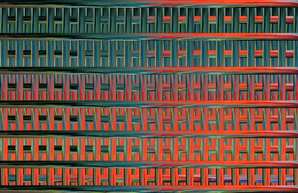 Geometrik fayanslı rengarenk deseni ve güzel renkleri olan soyut tasarım. 