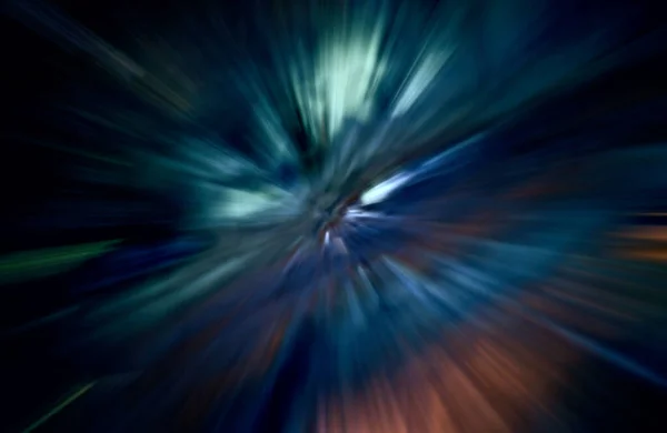 Nopeusliike Valo Raidat Liikkuvat Nopeasti Tumman Taustan Yli — kuvapankkivalokuva