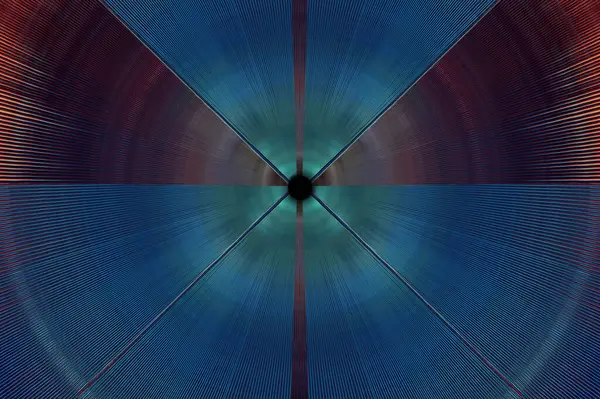 Çizgileri ve soyut arkaplanı olan renkli geometrik desen