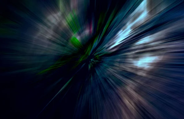 Aceleración Velocidad Movimiento Luz Rayas Moviéndose Rápido Sobre Fondo Oscuro —  Fotos de Stock