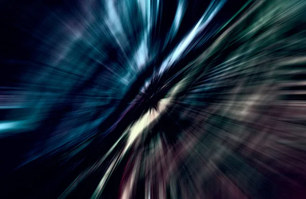 Velocità Accelerazione Luce Strisce Che Muovono Velocemente Sfondo Scuro — Foto Stock