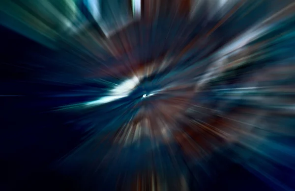 Acceleration Speed Motion Light Stripes Moving Fast Dark Background — Stock Photo, Image