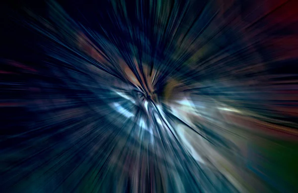 Accelerarea Viteza Mișcare Lumină Dungi Care Deplasează Rapid Fundal Întunecat — Fotografie, imagine de stoc