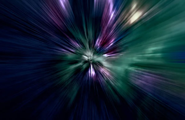 Velocidad Aceleración Movimiento Luz Rayas Moviéndose Rápido Sobre Fondo Oscuro — Foto de Stock
