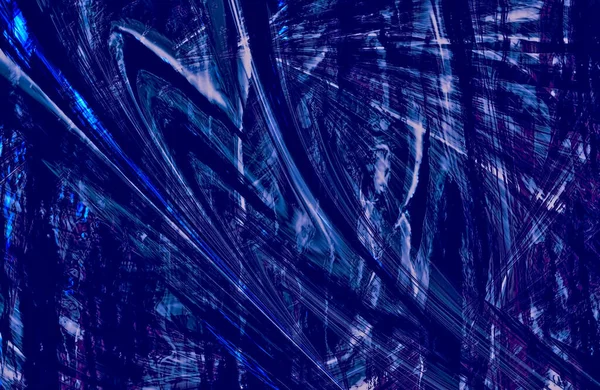 Abstrait Couverture Papier Peint Bleu Rayures Motif Texture Mouvement Espace — Photo