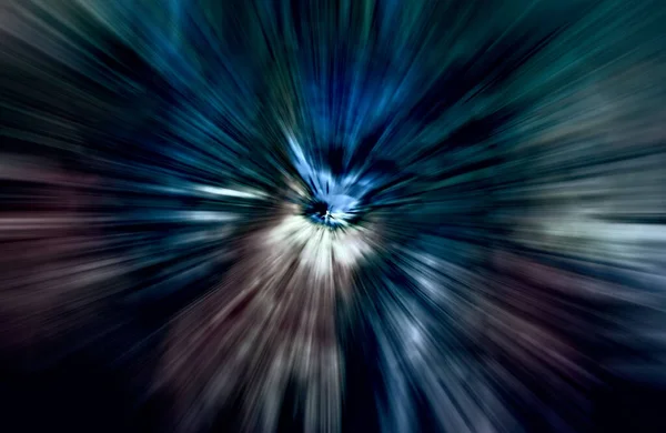 Movimiento Luz Abstracta Fondo Oscuro Espacio Copia Volante Fondo Pantalla —  Fotos de Stock