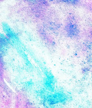 Güzel renklerle soyut boyama  