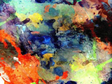 Soyut suluboya arkaplan, elle boyanmış sanat 