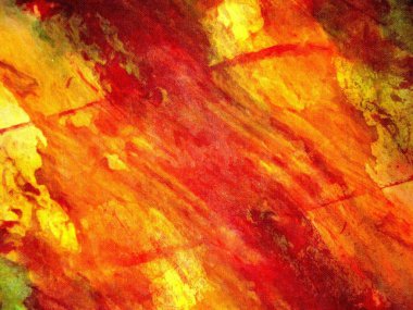 Güzel renklerle soyut boyama  