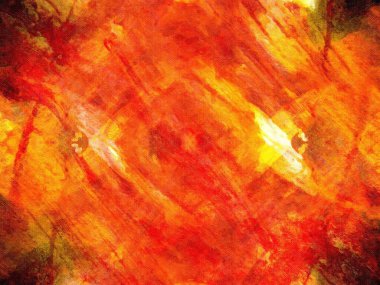 Güzel renklerle soyut boyama  