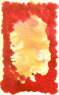 Güzel renklerle soyut boyama  