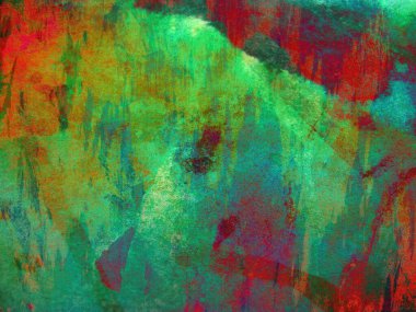 Arkaplan için güzel renklere sahip soyut boyama