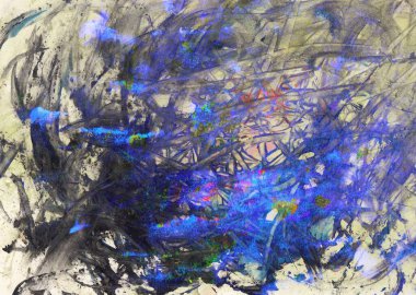 Arkaplan için güzel renklere sahip soyut boyama