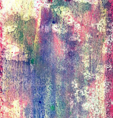 Güzel renklerle soyut boyama  