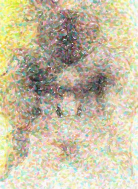 Arkaplan için güzel renklere sahip soyut boyama