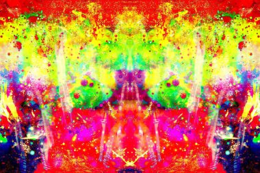 Arkaplan için güzel renklere sahip soyut boyama