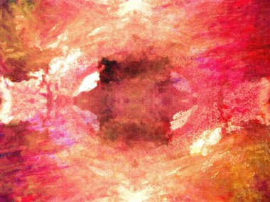 Güzel renklerle soyut boyama  