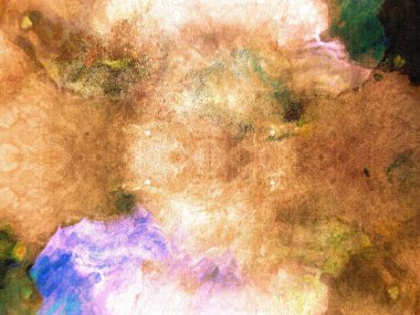 Soyut suluboya arkaplan, elle boyanmış sanat 