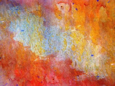 Güzel renklerle soyut boyama  