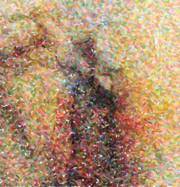 Soyut renkli arkaplan, geleceksel duvar kağıdı