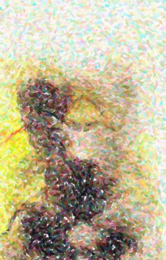 Arkaplan için güzel renklere sahip soyut boyama