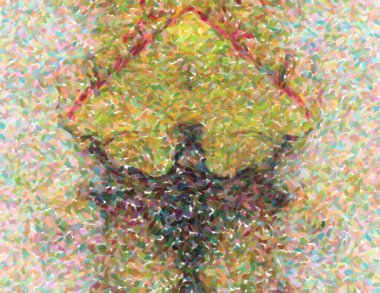 Arkaplan için güzel renklere sahip soyut boyama