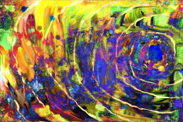 Abstract Painting Beautiful Colors Background — Stock Photo, Image