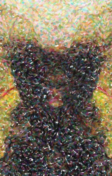 Soyut arkaplan resmi veya sanat, güzel renkler