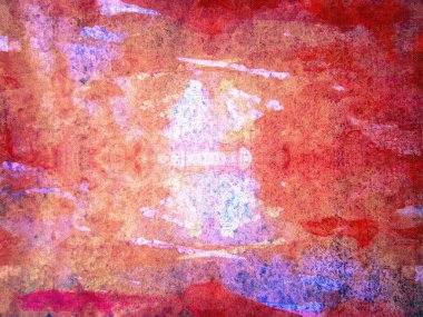 Güzel renklerle soyut boyama  