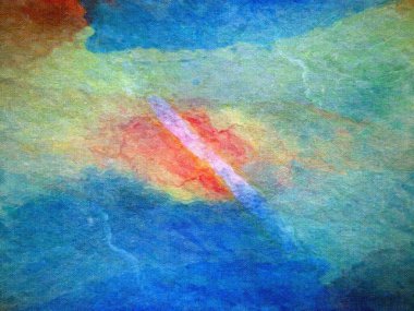 Soyut suluboya arkaplan, elle boyanmış sanat   
