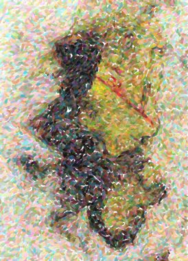 Soyut arkaplan resmi veya sanat, güzel renkler