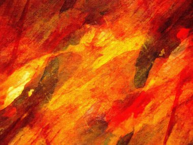 Güzel renklerle soyut boyama  