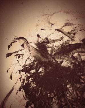 Soyut renkli arkaplan, geleceksel duvar kağıdı