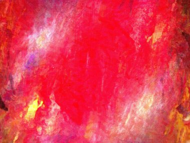 Güzel renklerle soyut boyama  