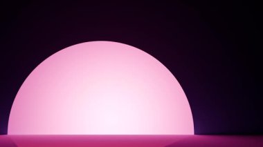 Reklam Sahnesi Ürün Gösterisi - Renkli Spotlight Arkaplan