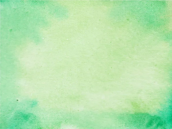 Aquarela Fundo Verde Mão Pintura — Vetor de Stock