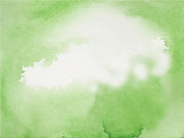 Vert Abstrait Aquarelle Texture Fond — Image vectorielle