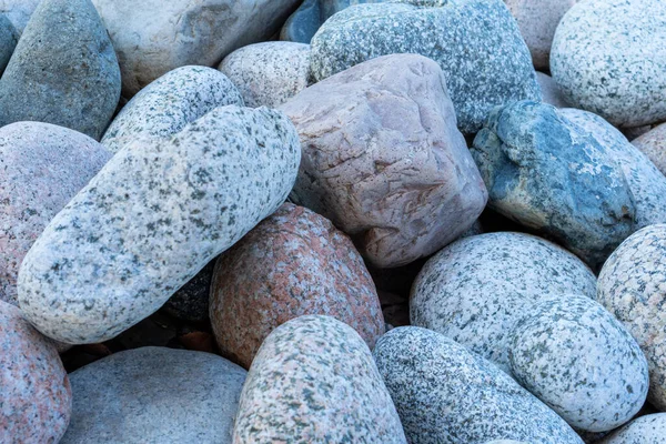 Natuurstenen Textuur Van Stenen Van Verschillende Maten Kleuren Stenen Achtergrond — Stockfoto