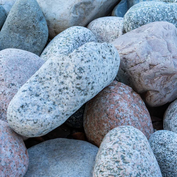 Natuurstenen Textuur Van Stenen Van Verschillende Maten Kleuren Stenen Achtergrond — Stockfoto