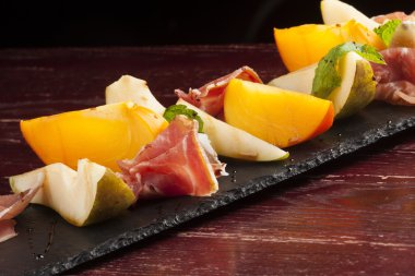 Meze Parma jambonu ve sebze