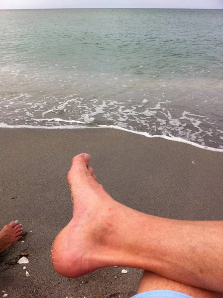 Enjoying in the beach