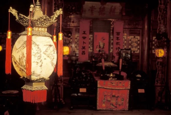 A decoration object in the chinese spiritual temple