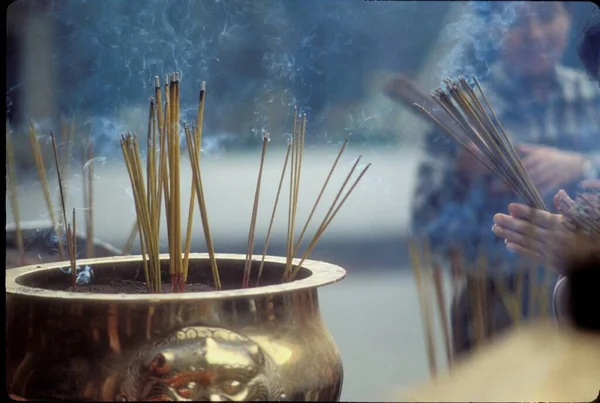 Scented sticks used for good ambiance in houses and temples