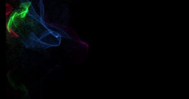 Çok renkli Mutlu yıllar animasyonu