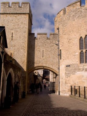 İngiltere 'de bir kale girişi